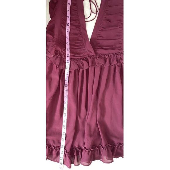 Storia Women's Ruffle Dress V-Neck Size Small - Picture 9 of 9